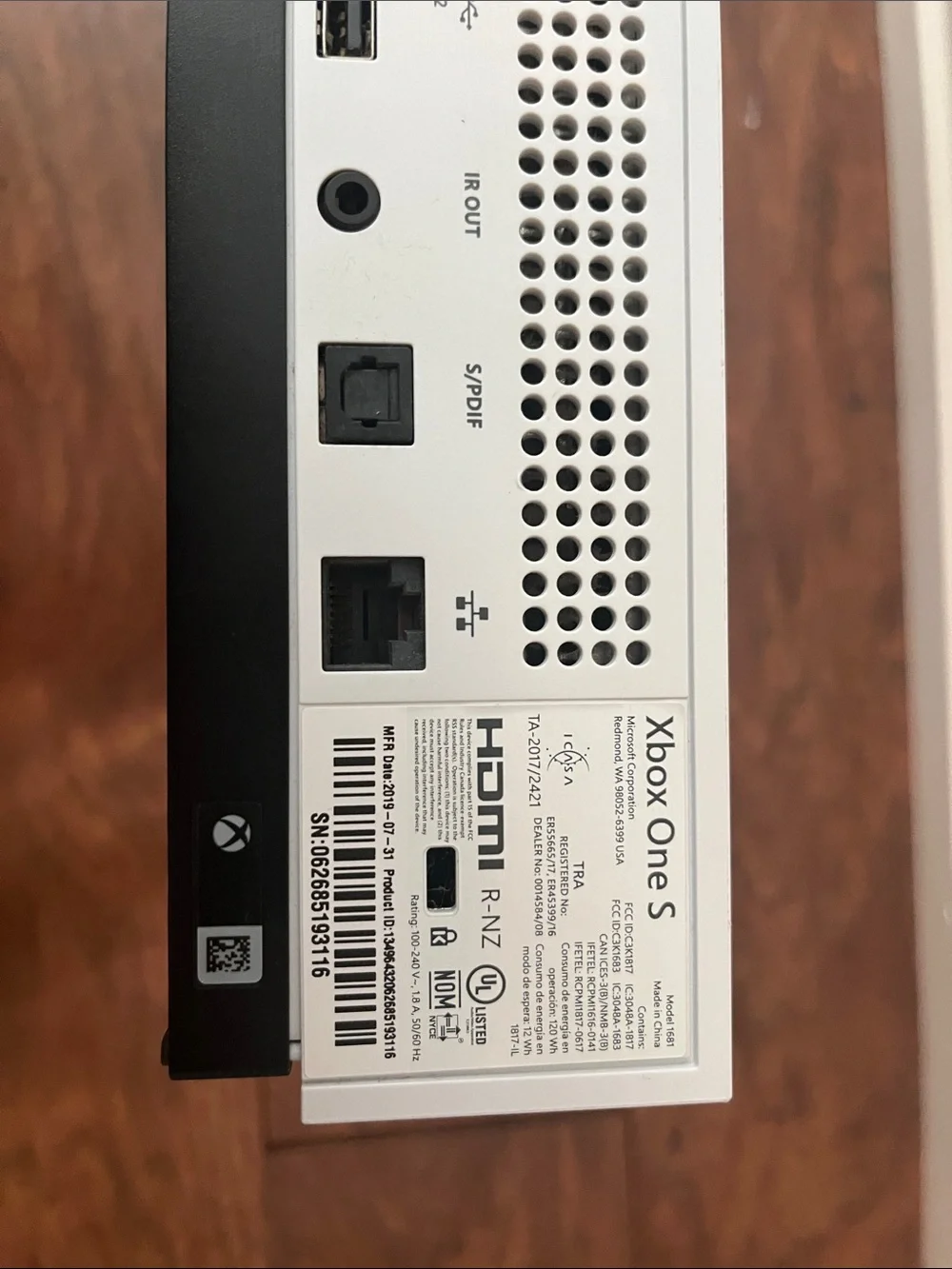 Xbox one S